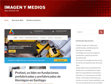 Tablet Screenshot of imagenymedios.cl